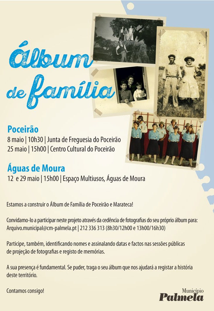 "Álbum de Família" chega a Marateca e Poceirão | 8 a 29 de maio 2019