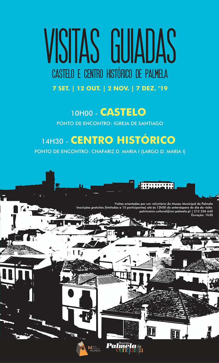 Visitas guiadas e gratuitas ao Castelo e Centro Histórico de Palmela!