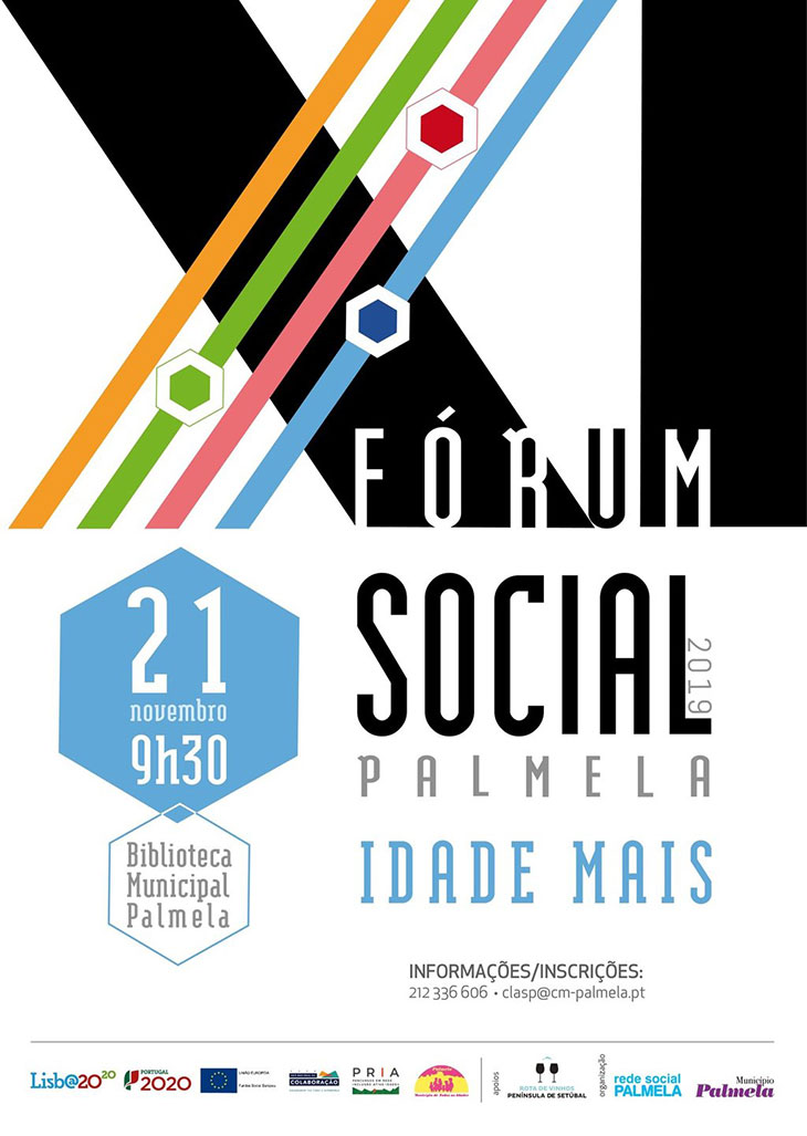 XI Fórum Social Palmela | 21 de novembro | Biblioteca Municipal de Palmela