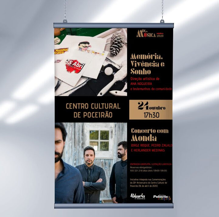 Dia 24 visite o Centro Cultural de Poceirão | Há música para ouvir e memórias para revisitar!