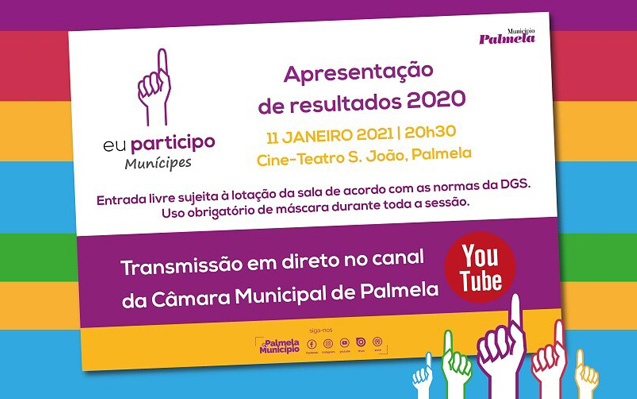 Hoje à noite: Apresentação de resultados 2020 – “Eu Participo Munícipes” | Assista presencialmente ou online!