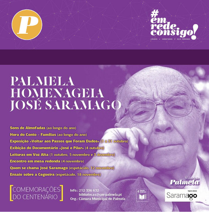 Centenário do Nascimento de Saramago: conheça as propostas das comemorações!