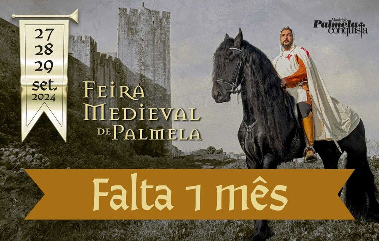 Falta um mês para a Feira Medieval de Palmela! Já tem as suas pulseiras? Saiba tudo aqui